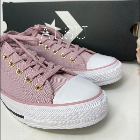 Converse Ctas Low Top Canvas Plum Chalk W AUTHENT - Picture 4 of 8